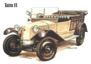 Nostalgie TATRA 11  -    20 x 30 cm 
