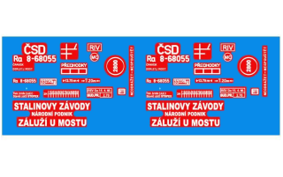 Obtisk ČSD - cisterna Ra 8-68055 - 1:87