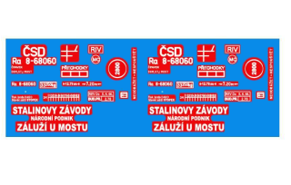 Obtisk ČSD - cisterna Ra 8-68060 - 1:87