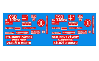 Obtisk ČSD - cisterna Ra 8-68056 - 1:87