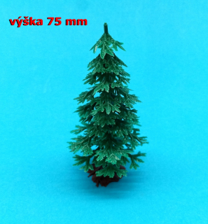 stromeček smrk - výška 75 mm