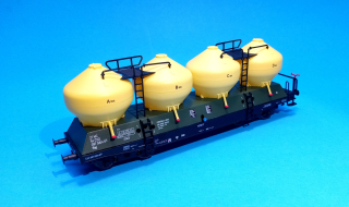 1:87 - vůz na přepravu cementu Uacs/Raj ČSD