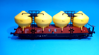 1:87 - vůz na přepravu cementu Uacs/Raj ČSD