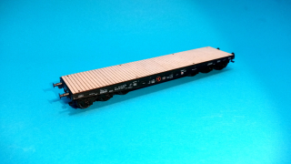 plošinový vůz Salp/Px - ČSD s klanicemi 500 mm 