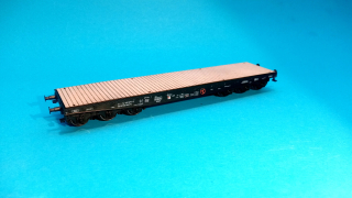 plošinový vůz Salp/Px - ČSD s klanicemi 500 mm 