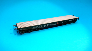 plošinový vůz Salp/Px - ČSD s klanicemi 500 mm 