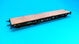 plošinový vůz Rmmp/Pao ČSD s klanicemi