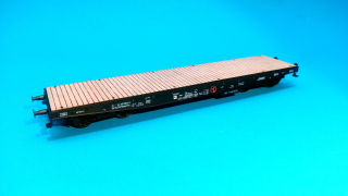 plošinový vůz Rmmp/Pao ČSD s klanicemi