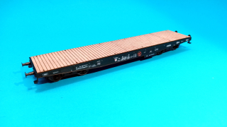 plošinový vůz Rmmp/Pao ČSD s klanicemi