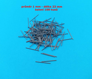 osičky pro auta 1 mm - 23 mm délka