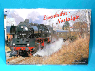 loko Eisenbahn Nostalgie 20 x 30 cm