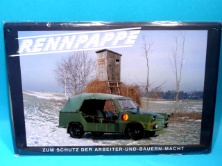 Trabant military DDR  20 x 30 cm 