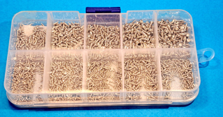 Sada vrutů - 1200 kusů - bílý zinek