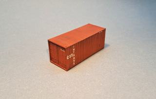 Kontejner 20" ČSD INTRANS - patinovaný - 1:87