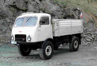 TATRA 805 šedý valník   20 x 30 cm