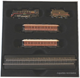 1:220 - ATLAS MIKADO 141 RENFE - Z GAUGE - GREAT TRAINS OF THE WORLD