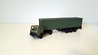 LIAZ tahač + návěs s 40" kontejnerem - ČSLA - 1:87