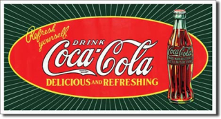 Coca Cola matná 21 x 41