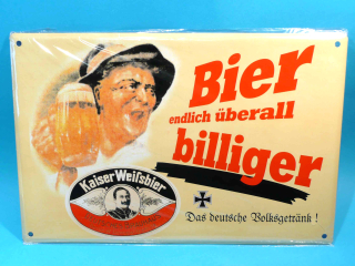 pivovar Kaiser Weifsbier 20 x 30 cm