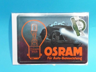 OSRAM plech. pohlednice 10 x14 cm