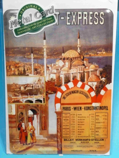 ORIENT EXPRESS plech. pohl. 10 x14 cm