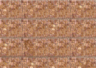 Zeď kámen nepravidelný - střední