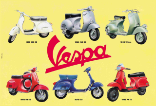 Vespa - 20 x 30 cm