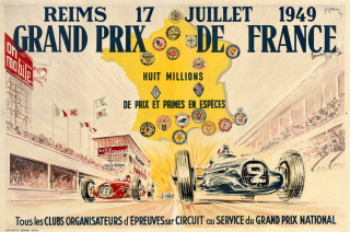 Grand Prix de France 40 x 30 cm